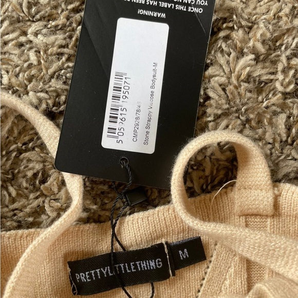 Viscose bodysuit (nude, NWOT) new NO tags. Pretty little things - Picture 6 of 8